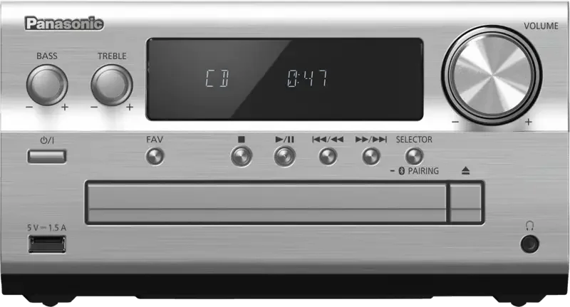 Panasonic SC-PMX802E Micro-Stereo-System Silber