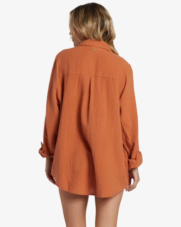 Billabong Bluse Damen Toffee GR. L