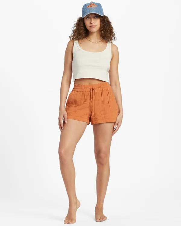 Billabong Hose Kurz Damen Toffee GR. L