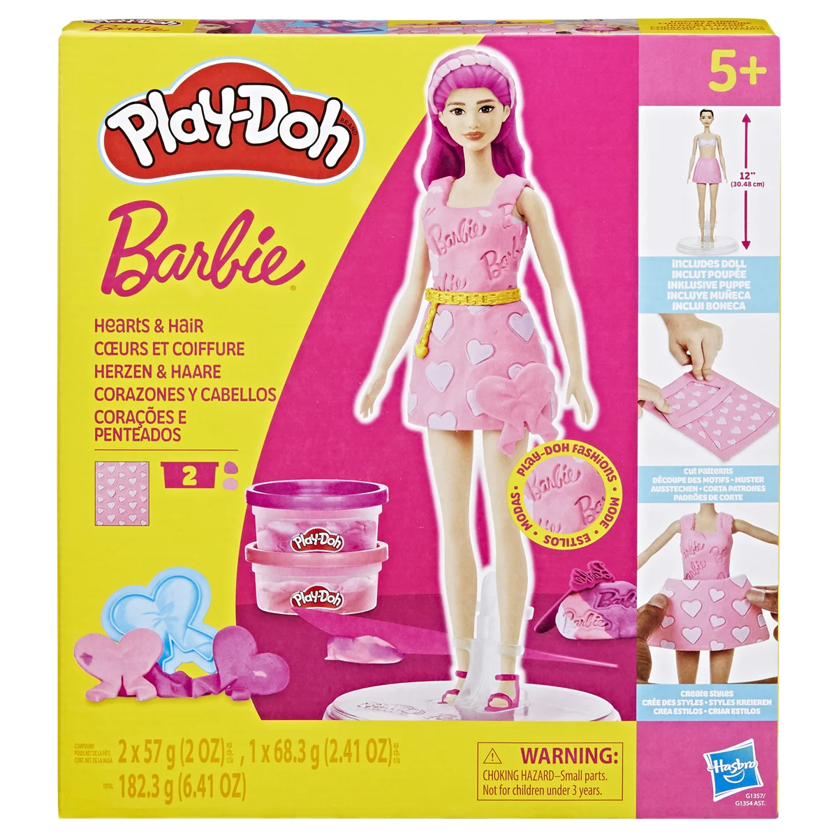 Play-Doh Barbie Herzen Haare