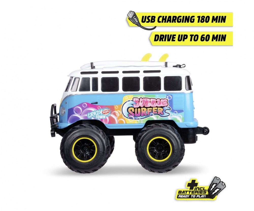 Dickie Toys RC Volkswagen T1 Bubble Bus. RTR 201106014 Maschine, Rad