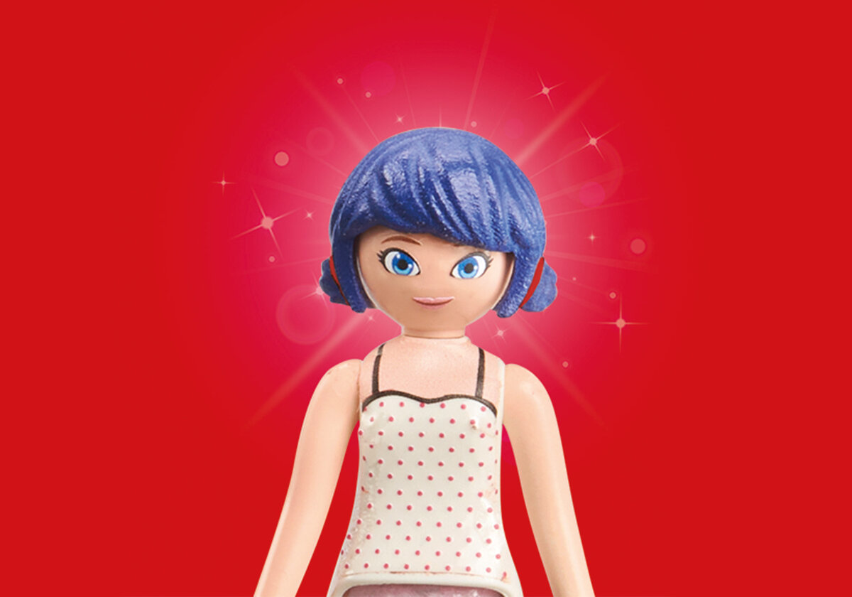 PLAYMOBIL 71334 Miraculous: Marinettes Loft Puppe, Spielzeug, Gesicht, Kopf, Person