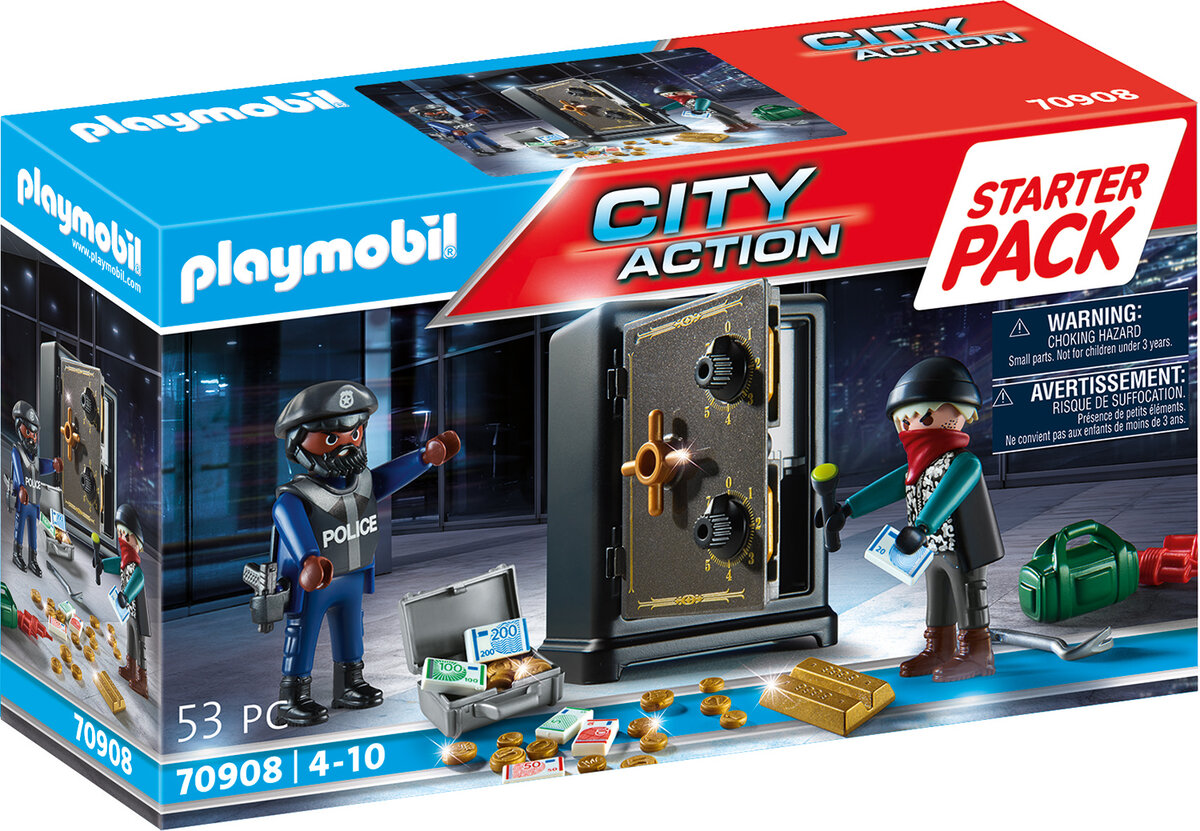 PLAYMOBIL_70908_Starter_Pack_Tresorknacker, Helme, Spielzeug, Kleidung, Schutzhelm, Person