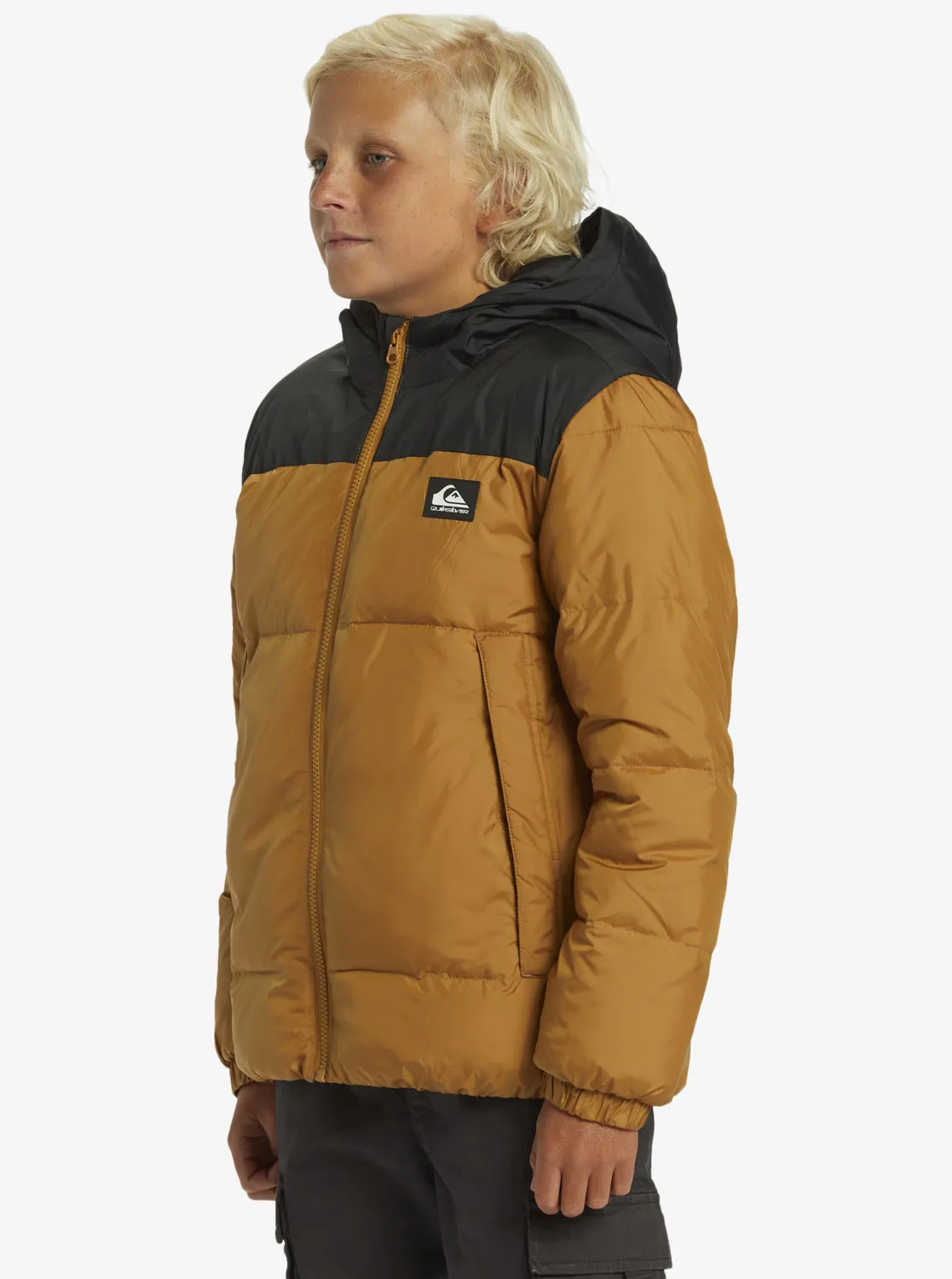 Quiksilver Cold Days - Steppjacke für Jungen 4-16 Caramel GR. M