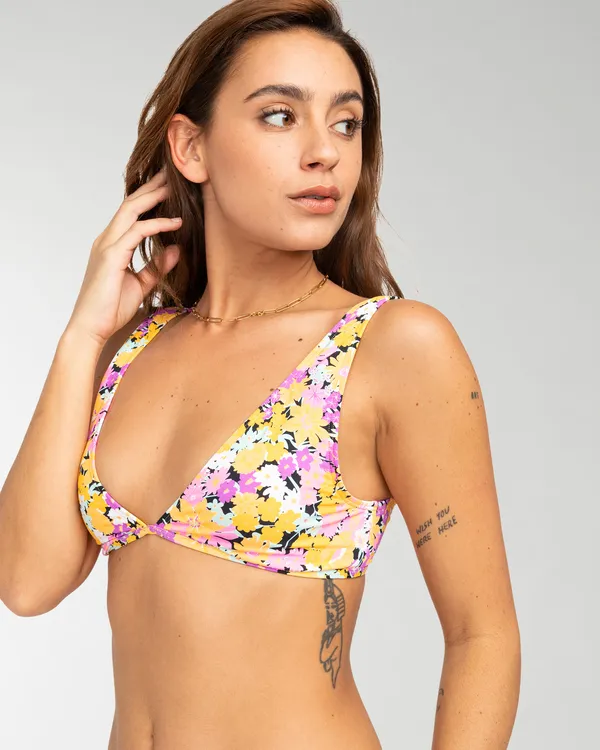 Billabong Bikini Oberteil Damen Flowers GR. L