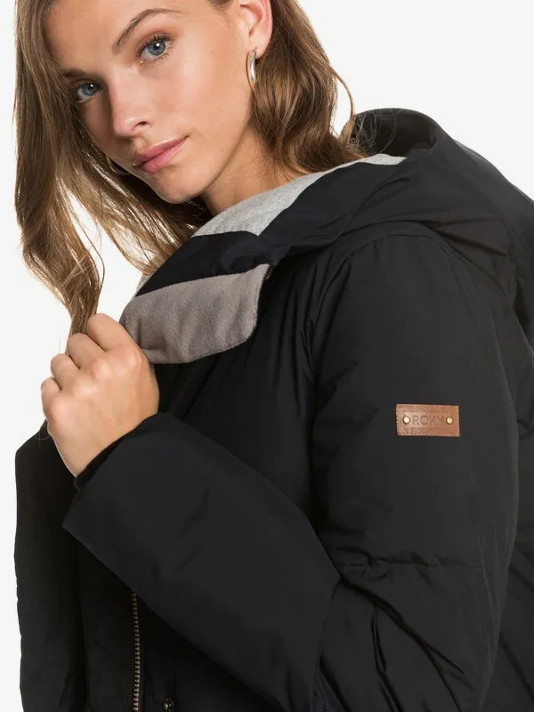ROXY Abbie - Wasserdichte, länger geschnittene Jacke für Frauen GR. L