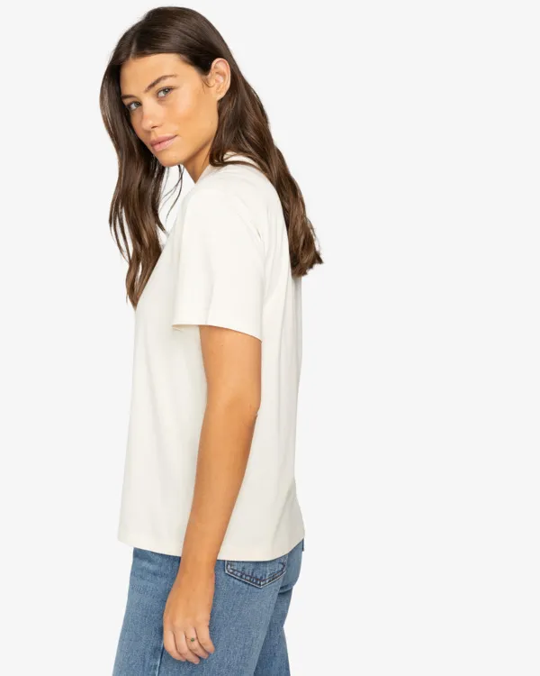 Billabong T-Shirt Damen Weiß Cap GR. L