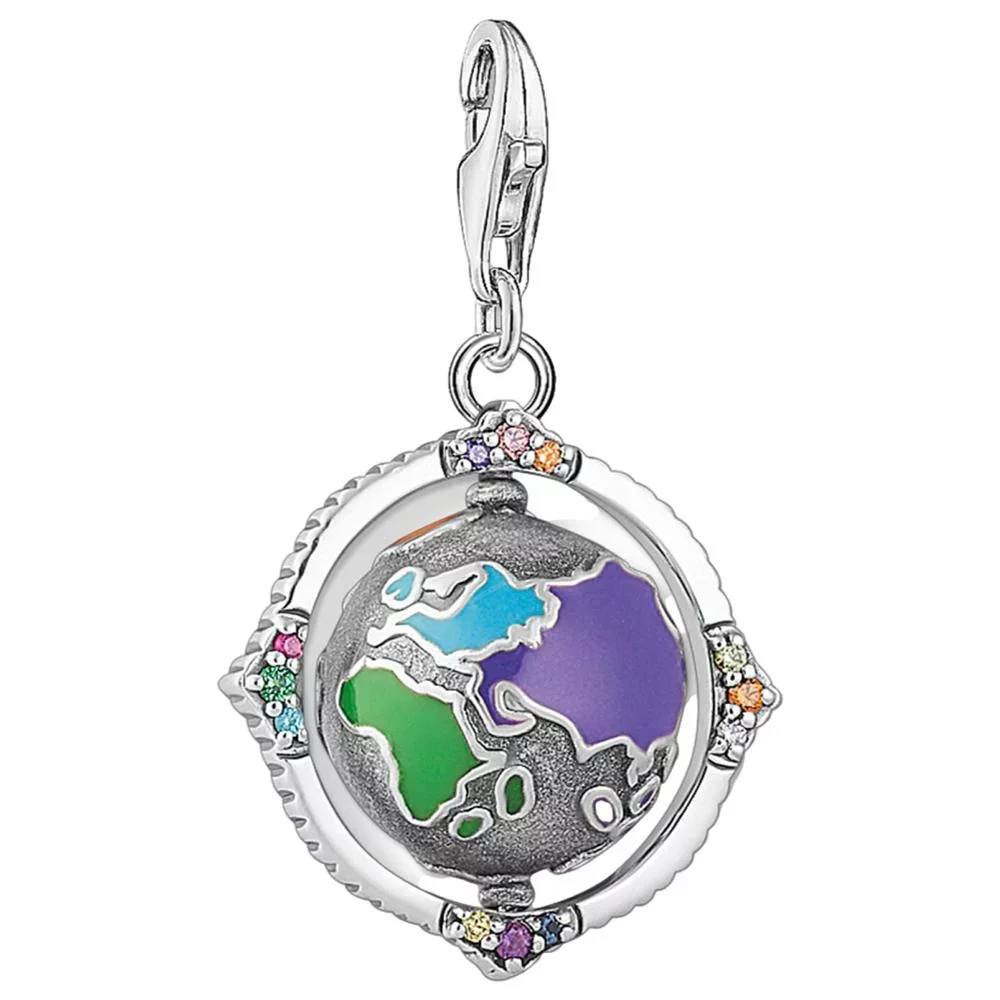 Thomas, Sabo, Anhänger, Charm-Club, Vintage, Weltkugel, Bunt, 1766-845-7