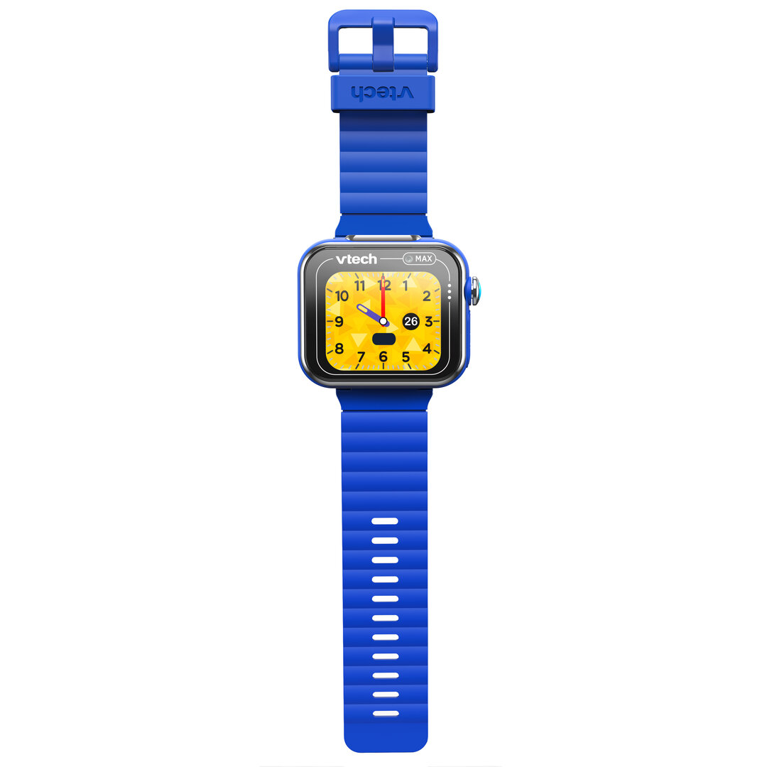 VTech KidiZoom Smart Watch MAX blau Kinder-Smartwatch mit Duokamera & Touchscreen, ab 5 Jahren VTech KidiZoom Smart Watch MAX blau mit großem Touch-Display, Front- & Rückkamera, Schrittzähler, Spiele & Kreativ-Apps, Wecker, Musik-Player, spritzwassergeschützt, wiederaufladbarer Akku, ab 5 Jahren, Armbanduhr, Arm, Körperteil, Person Elektronik