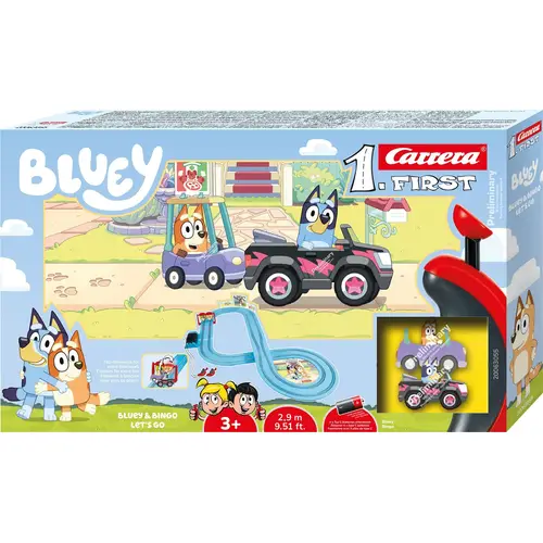 Carrera, FIRST, Bluey, BingoLets, Go Carrera FIRST Bluey BingoLets Go