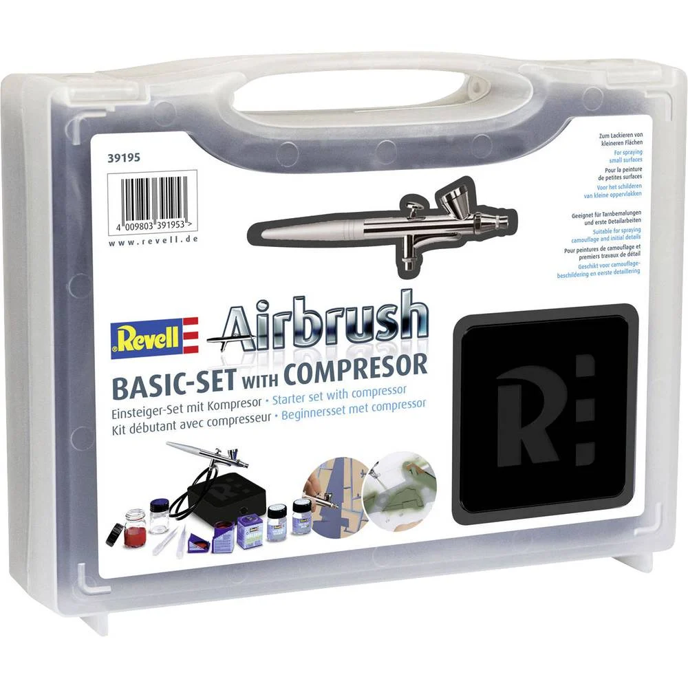Revell 39195 New Basic Set – Airbrush Komplett-Set für Einsteiger