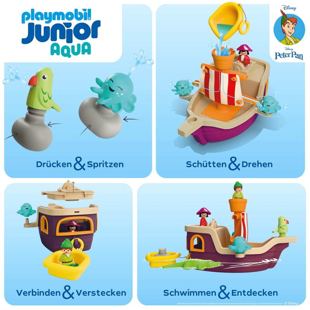 PLAYMOBIL 71769 JUNIOR DISNEY PETER PANS PIRATENSCHIFF