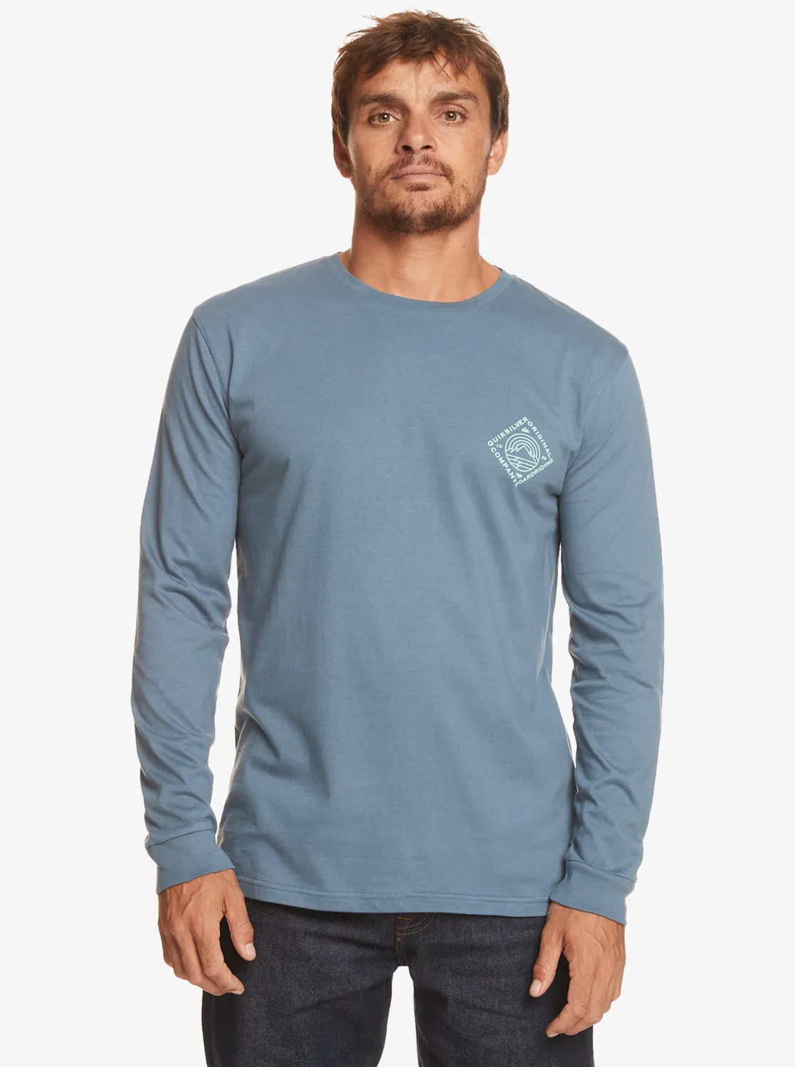 Quiksilver Scenic View - Longsleeve für Männer Denim GR. L