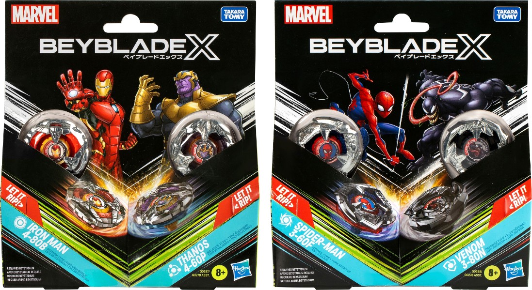 Beyblade, X, MARVEL, COLLAB, MULTIPACK, Person, Band, Person, Band, Person, Band