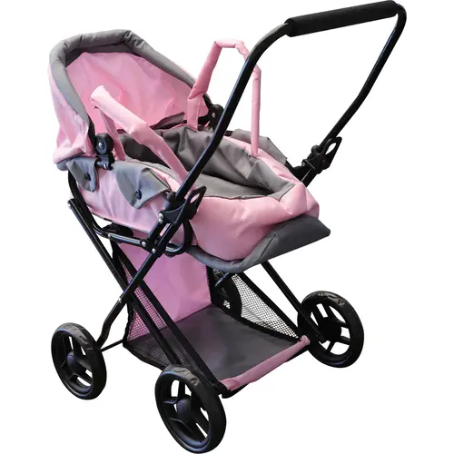 Amia Puppenwagen ''Rosy'' mit Ablagekorb