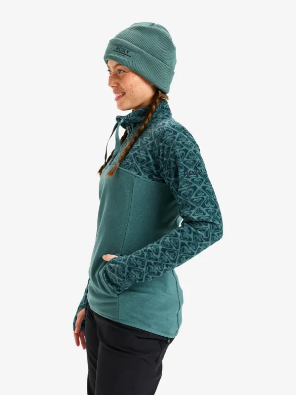 ROXY Sayna - Polarfleece-Pulli mit Halbreißverschluss für Frauen GR. L