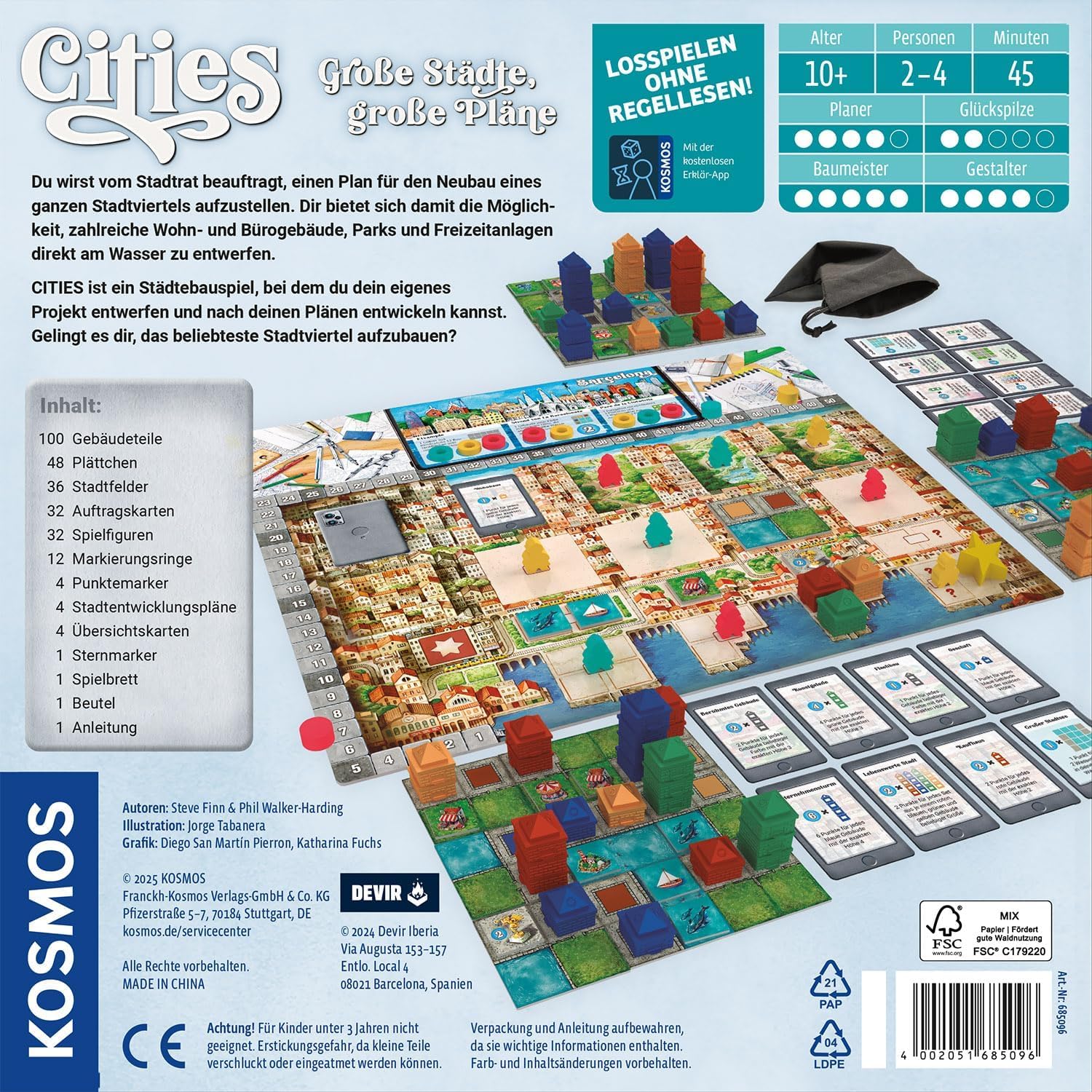 Kosmos Cities - Stadtviertel Clever Planen & Bauen 685096 Werbung, Plakat, Visitenkarte, Papier, Text
