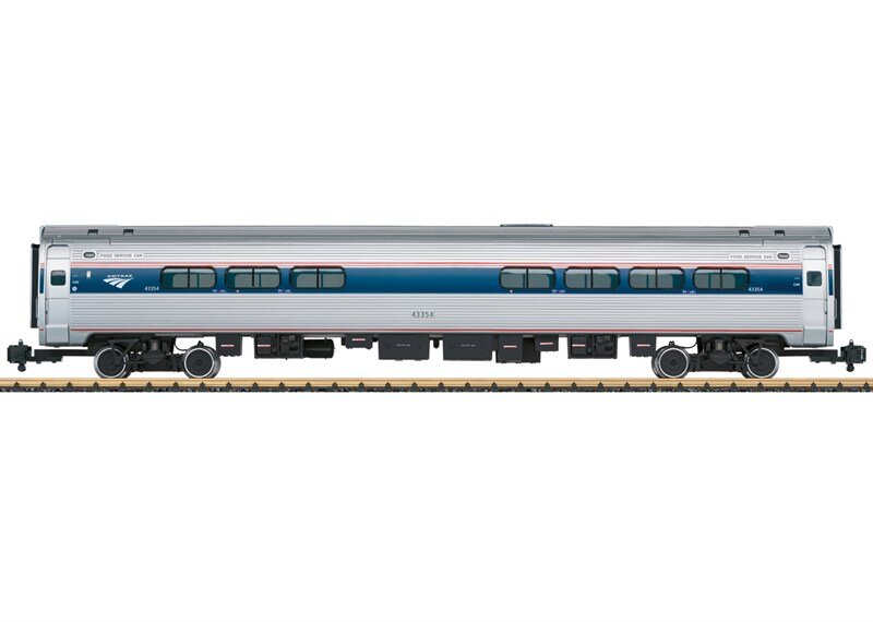 LGB L31205 Amtrak Bistrow.Cafe Phase VI LGB, L31205, Amtrak, Bistrow.Cafe, Phase, VI, Personenkraftwagen, Fahrzeug, Zug, Maschine, Rad