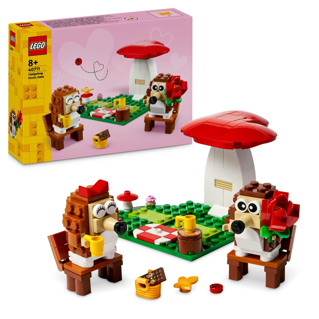 LEGO, Icons, 40711, Igel, und, ihr, Picknick-Date LEGO Icons 40711 Igel und ihr Picknick-Date