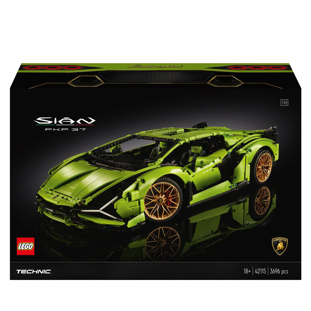 LEGO® Technic Lamborghini Sián FKP 37 42115 Sprach, Coupé, Sportwagen, Leichtmetallfelge, Rad