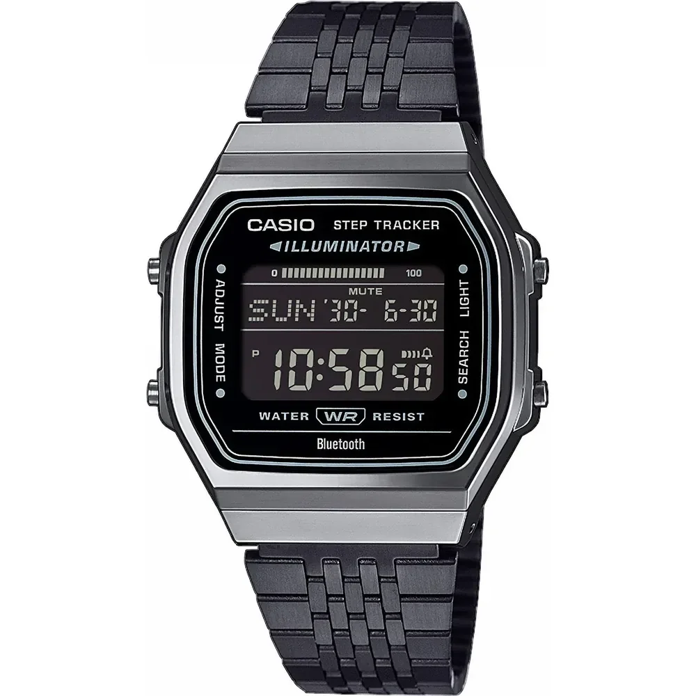 CASIO vintage ABL-100WE conect Schwarz Grau uhr