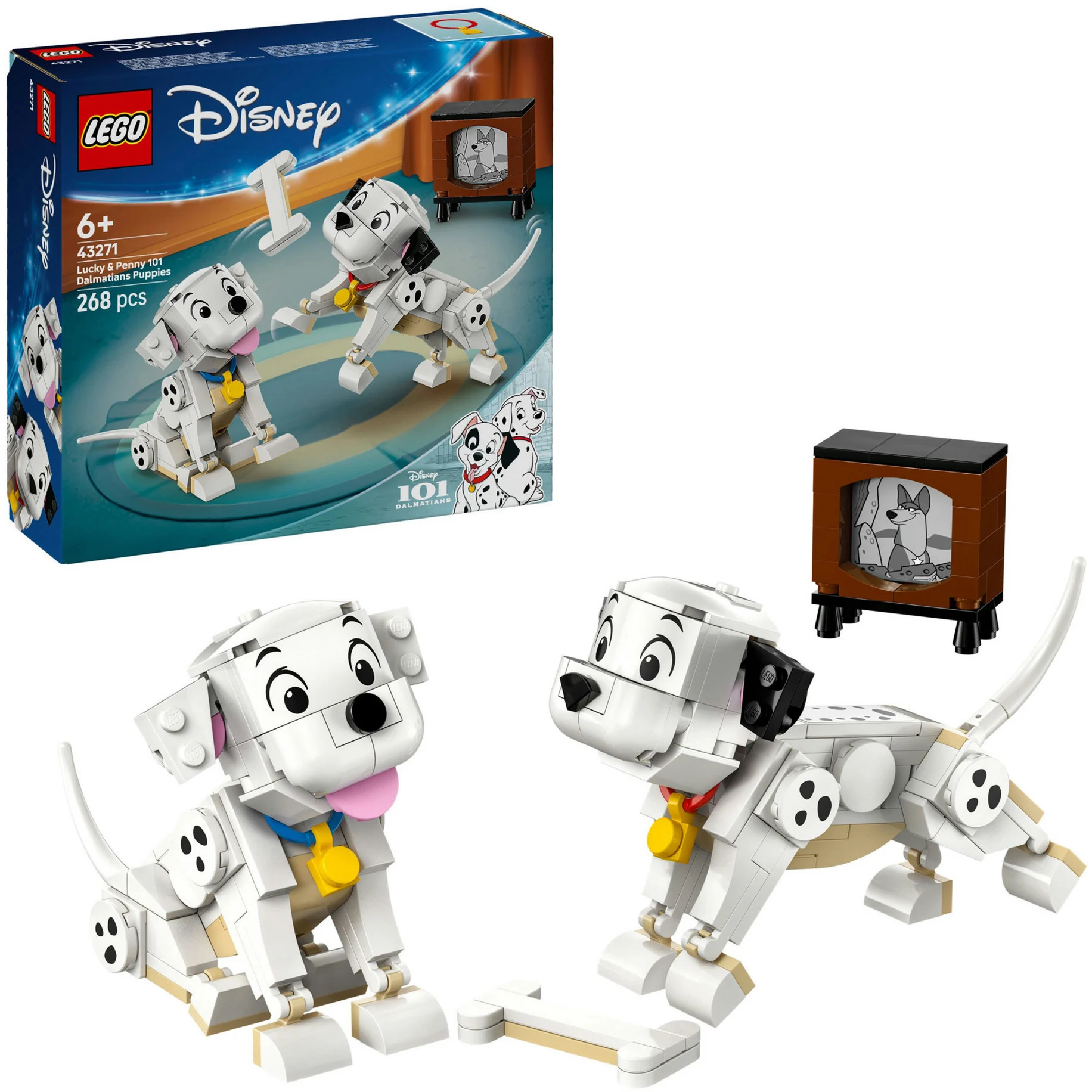 LEGO® Disney Classic 43271 Die Welpen Lucky und Penny aus 101 Dalmatiner