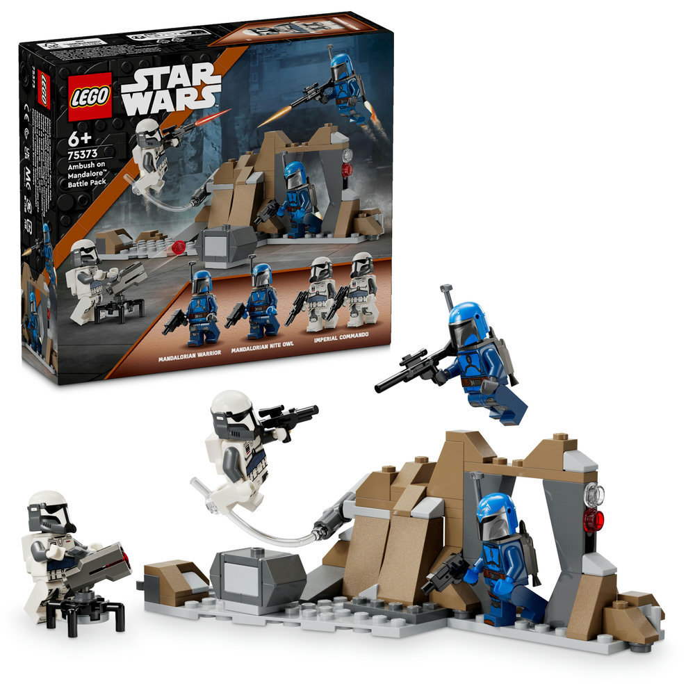 LEGO® Star Wars™ The Mandalorian Hinterhalt auf Mandalore Battle Pack 75373 Spielzeug, Roboter