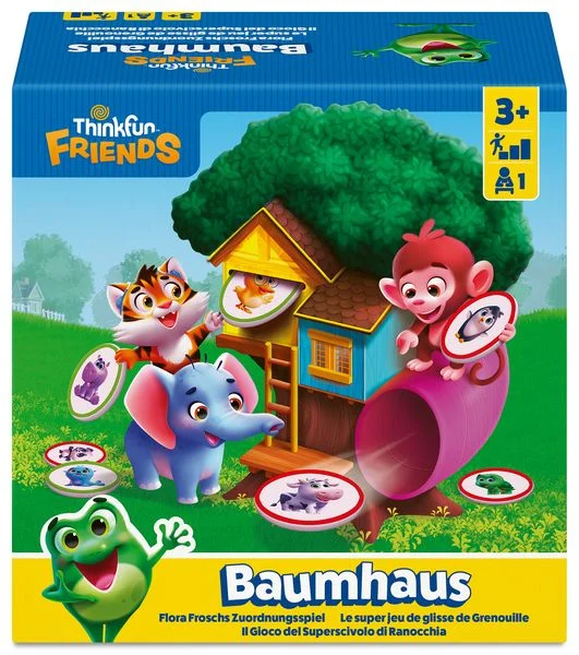 ThinkFun - 76655 - Baumhaus - Das Zuordnungs-Logikspiel mit Flora Frosch und ihren Freunden! Logikspiel ab 3 Jahren ThinkFun - 76655 - Baumhaus - Das Zuordnungs-Logikspiel mit Flora Frosch und ihren Freunden! Logikspiel ab 3 Jahren