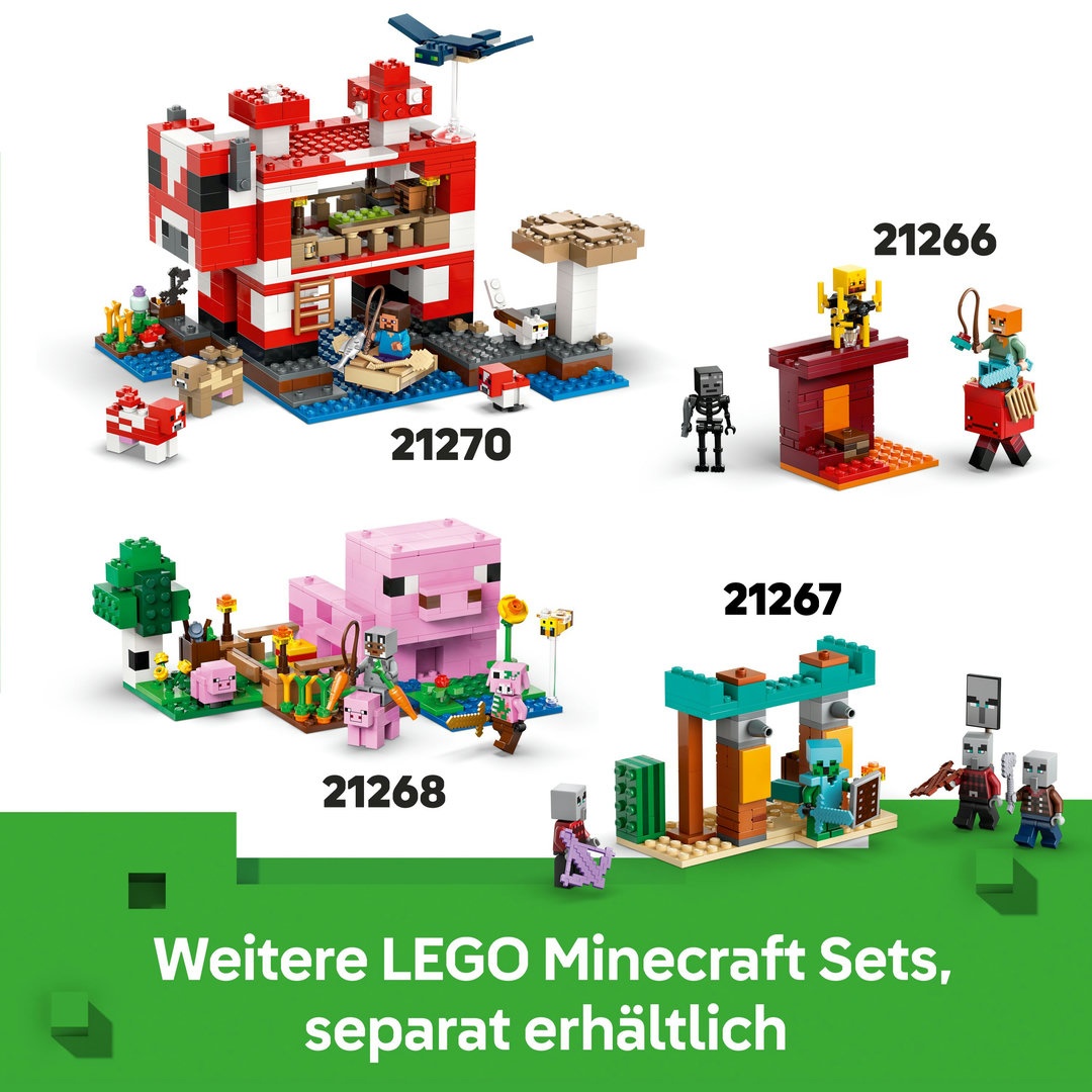 LEGO® Minecraft™  21267 Die Illager-Wüstenpatrouille