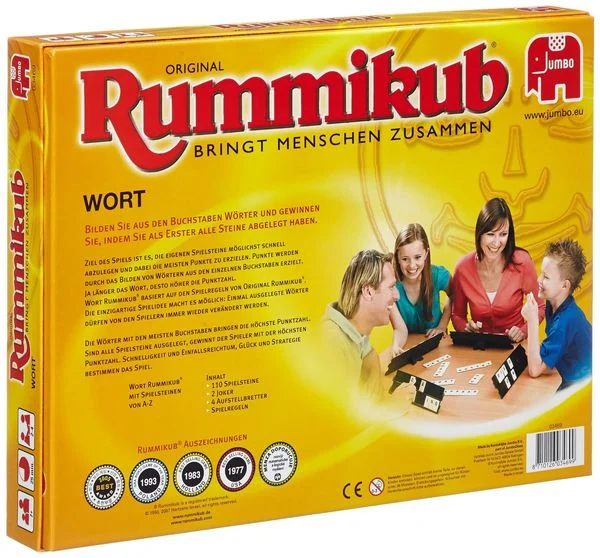 Jumbo 03469 Original Rummikub Wort Jumbo 03469 Original Rummikub Wort