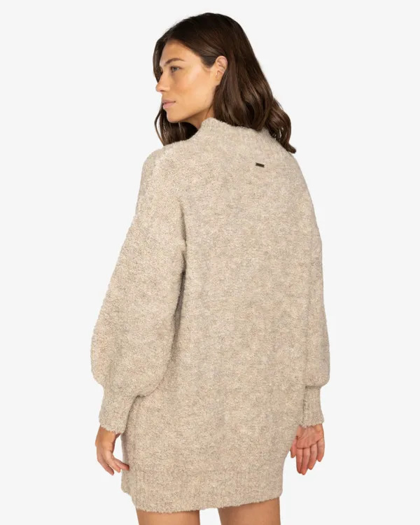 Billabong Kleid Pullover Damen Beige GR. L