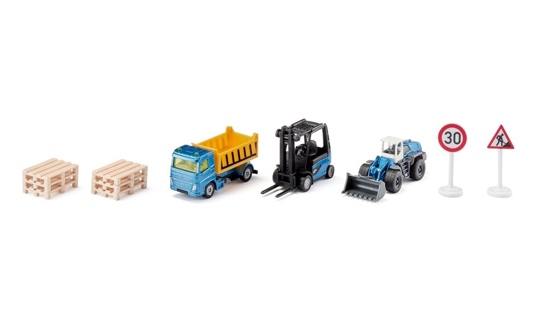 Siku Geschenkset Baustelle Siku, Geschenkset, Baustelle, Maschine, Rad, Spielzeug, Lastwagen, Fahrzeug
