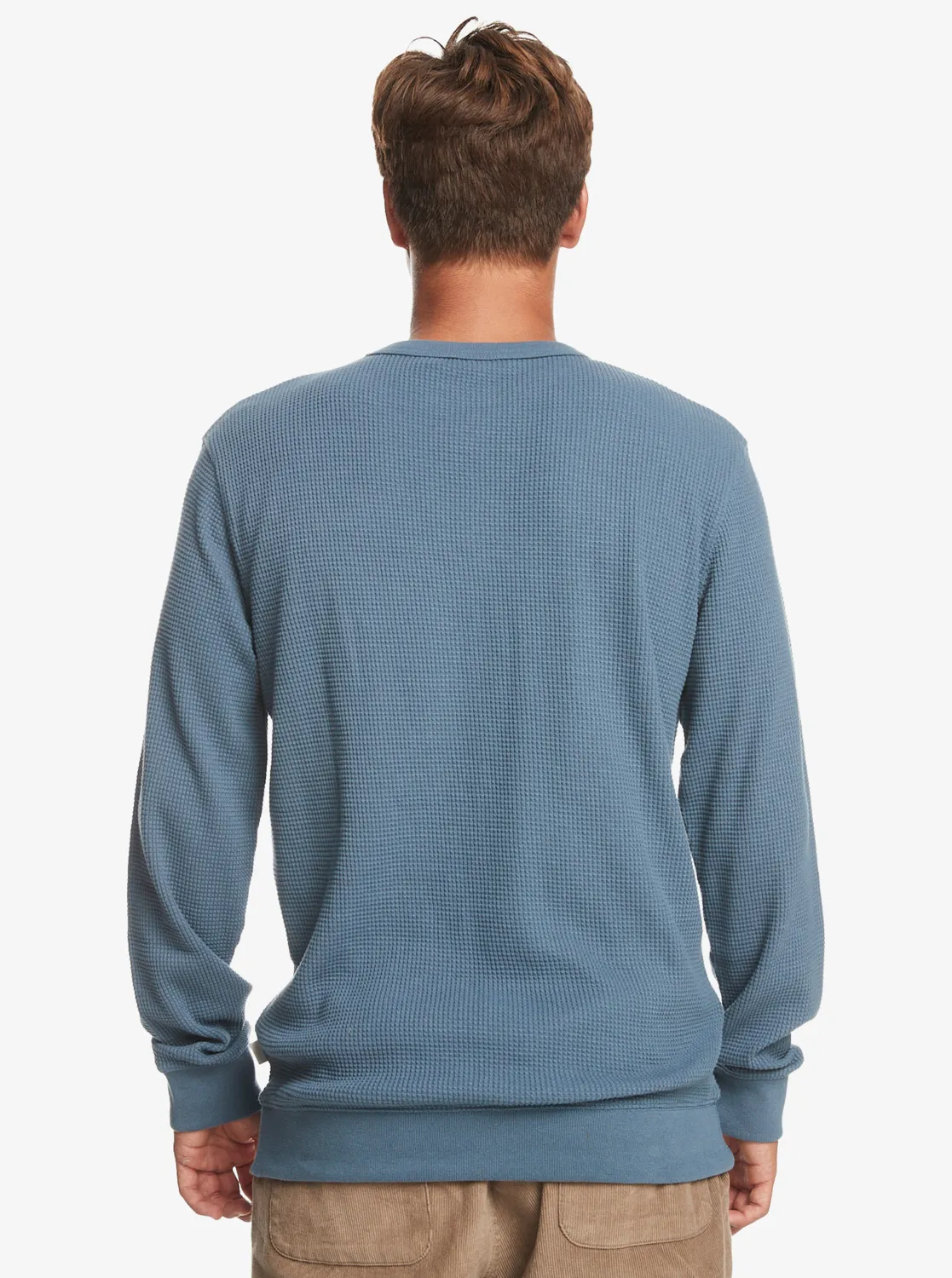 Quiksilver Flanders Waffle - Longsleeve für Männer Denim GR. L