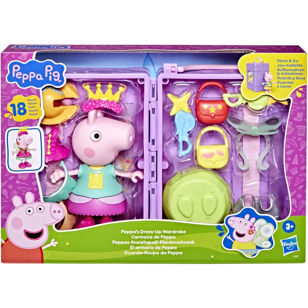 Peppa, Pig, Peppas, Dress, Up, Wardrobe Peppa Pig Peppas Dress Up Wardrobe
