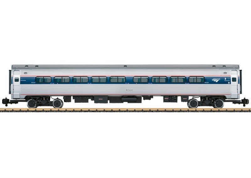 LGB L31202 Amtrak Schnellzugwagen LGB, L31202, Amtrak, Schnellzugwagen, Personenkraftwagen, Fahrzeug, Zug, Maschine, Rad