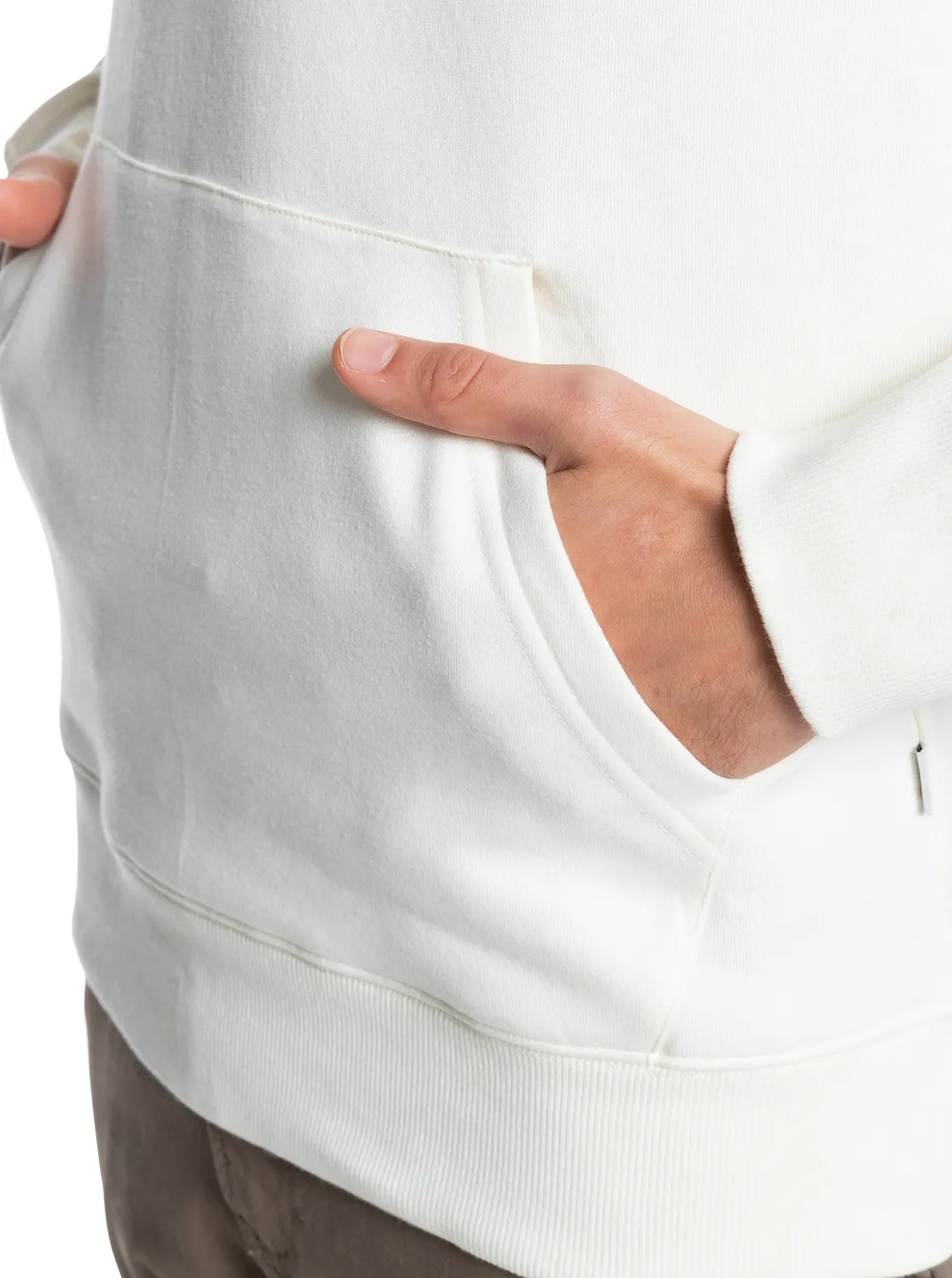 Quiksilver Into The Wide - Organic Hoodie für Männer Hellbeige GR. L