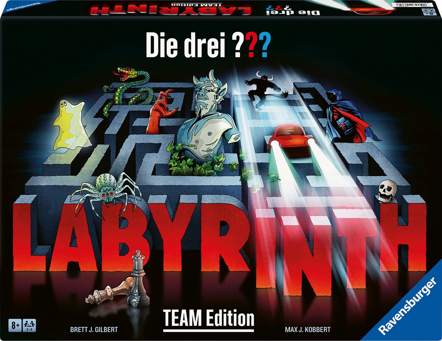 Ravensburger 22685 Die drei ??? Labyrinth Team Edition Die kooperative Variante des Spieleklassikers für 2 4 P Ravensburger, 22685, Die, drei, ???, Labyrinth, Team, Edition, Die, kooperative, Variante, des, Spieleklassikers, für, 2, 4, P, Person, Plakat