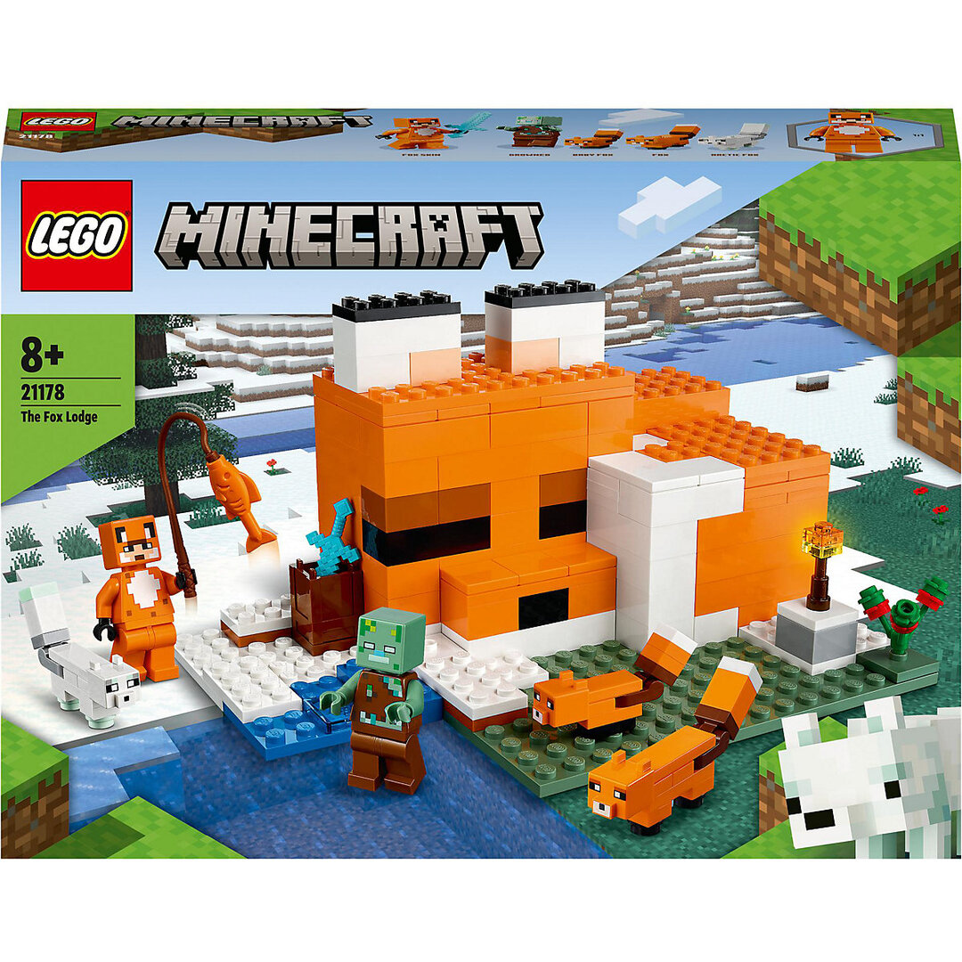 LEGO® Minecraft™ Die Fuchs-Lodge 21178 Flugzeug, Transport, Fahrzeug