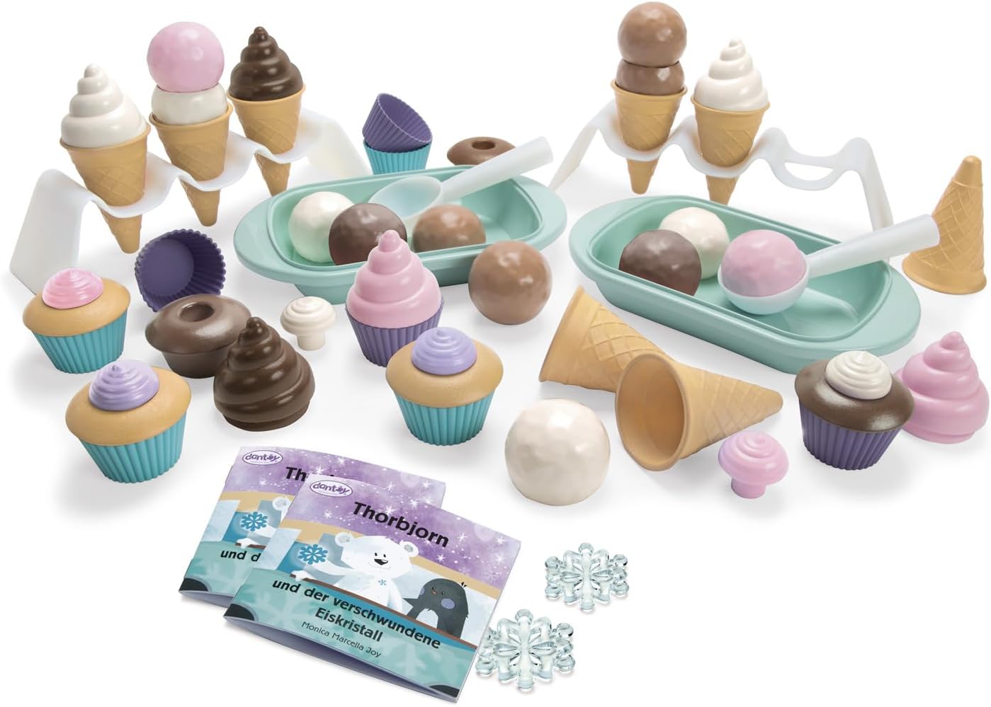 Dantoy 7053 BIO Cupcake- und Eisset - 56-teiliges Spielset für Kinder ab 2 Jahren Dantoy 7053 BIO Cupcake- und Eisset - 56-teiliges Spielset für Kinder ab 2 Jahren