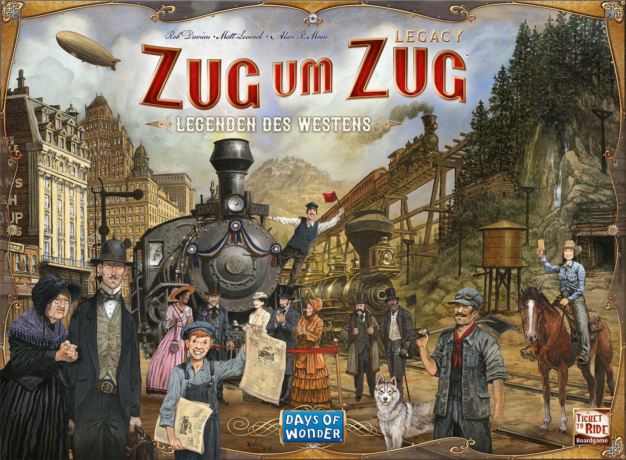 Zug um Zug Legacy Legenden des Westens Erwachsener, Weiblich, Person, Frau, Buch