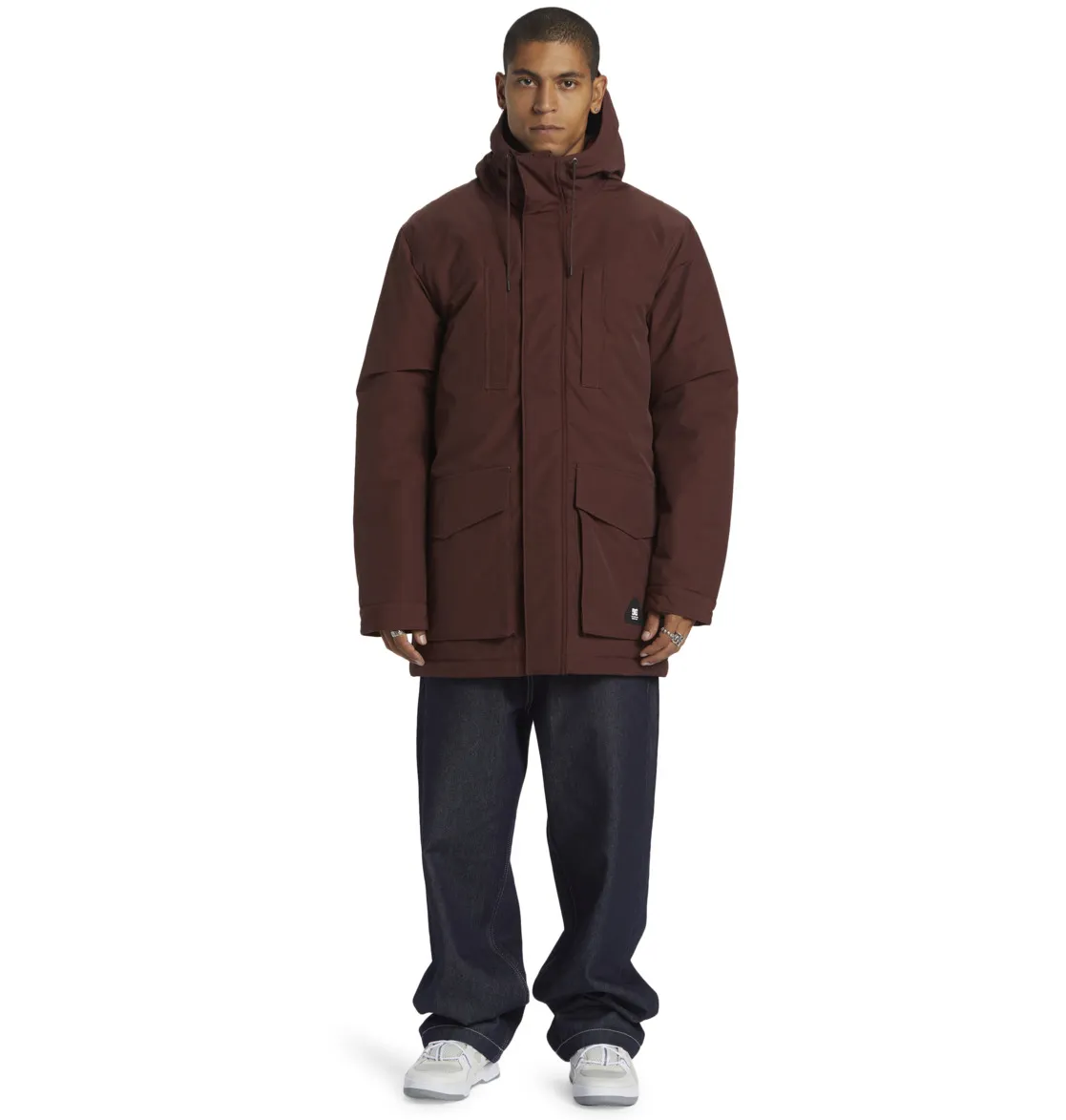 DC Murrayfield - Isolierte Parka-Jacke für Männer Rotbraun GR. L