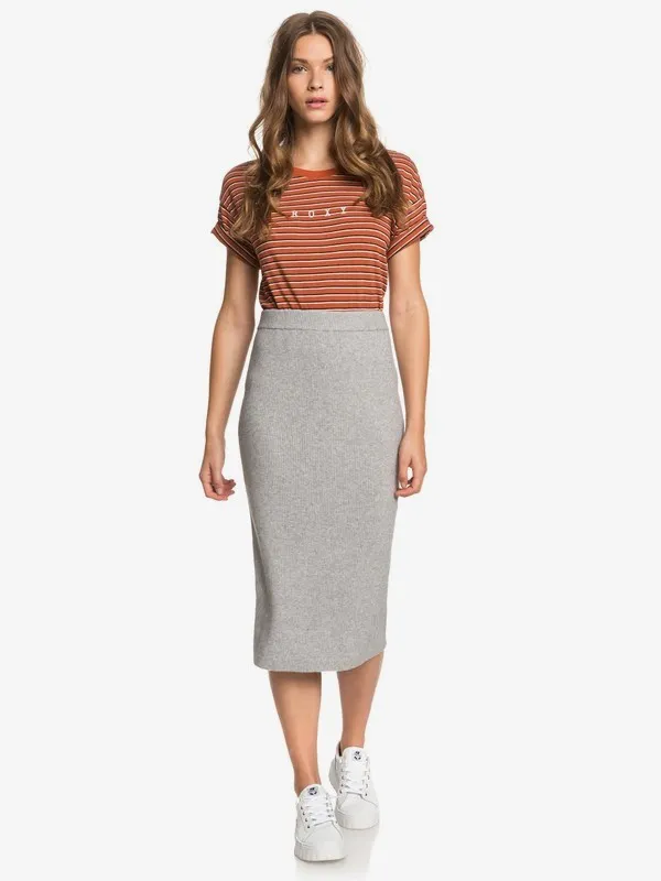 ROXY On My Cloud - Midi-Bodycon-Rock für Frauen GR. L