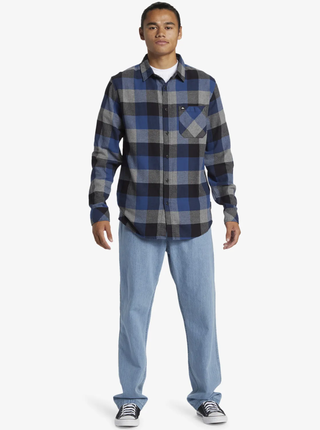 Quiksilver Motherfly  - Flanellhemd für Männer Blau GR. L