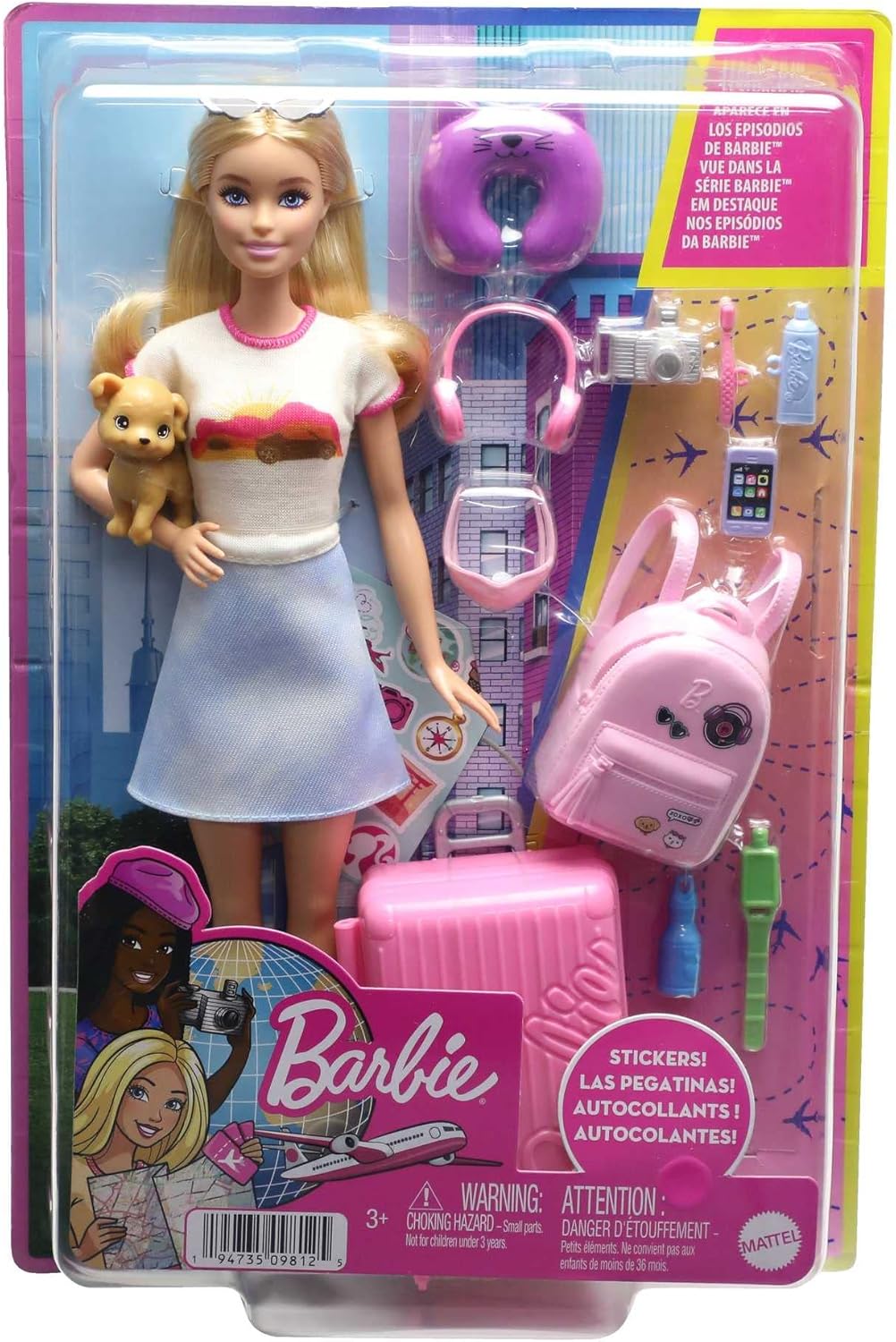 Barbie® Refreshed Travel Barbie® HJY18