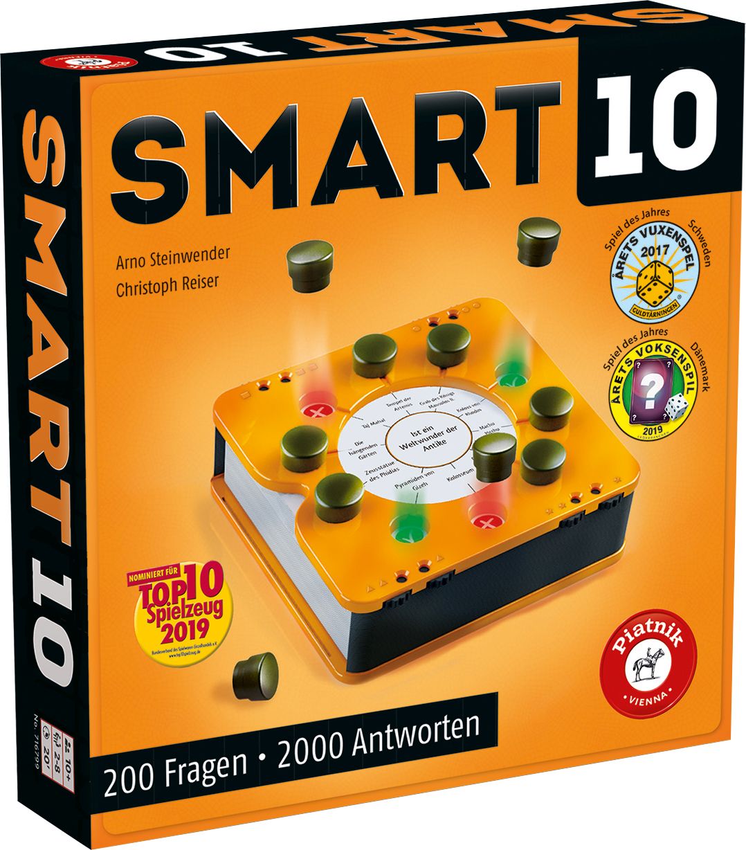 Piatnik 7167 Smart 10 das revolutionäre Quizspiel Piatnik, 7167, Smart, 10, das, revolutionäre, Quizspiel