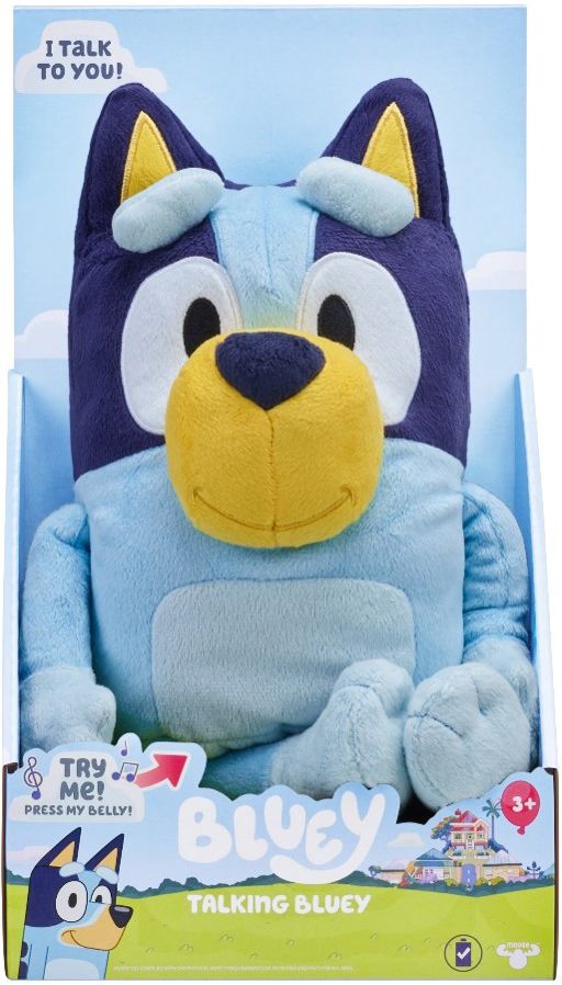Moose Toys BLUEY S11 TALKING PLUSH BLUEY Moose, Toys, BLUEY, S11, TALKING, PLUSH, BLUEY, Plüsch, Spielzeug