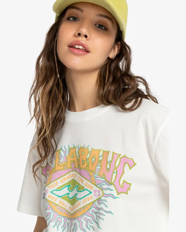Billabong T-Shirt Damen Around The Sun GR. L