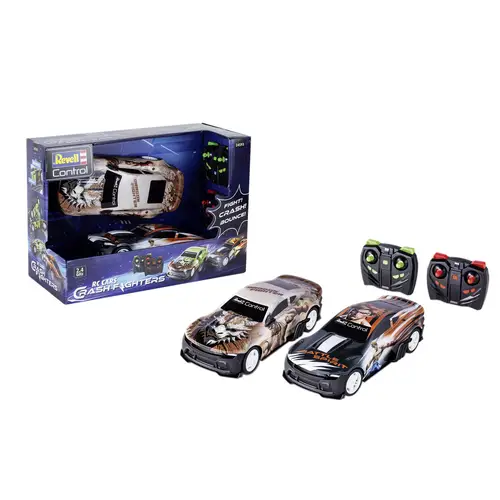 Carrera, RC, Cars, Crash, Fighter,, Revell, Control, Ferngesteuertes, Auto Carrera RC Cars Crash Fighter, Revell Control Ferngesteuertes Auto