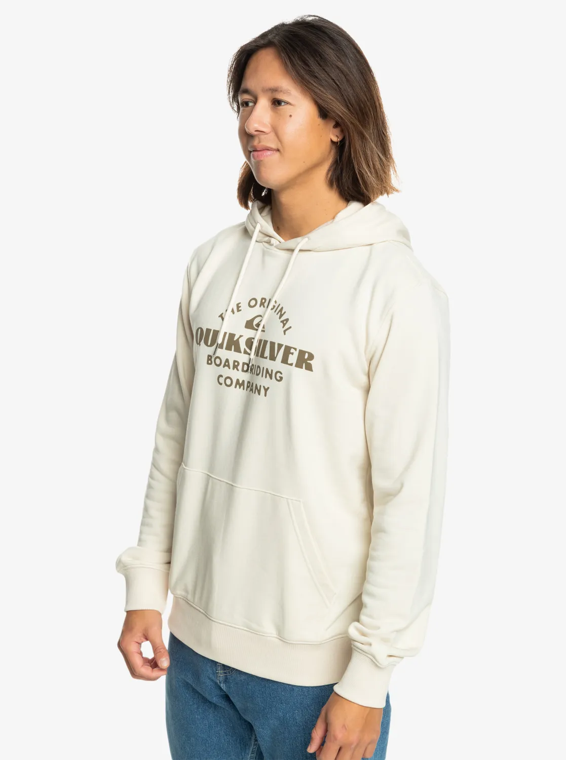 Quiksilver Tradesmith - Kapuzenpulli für Männer Hellbeige GR. L