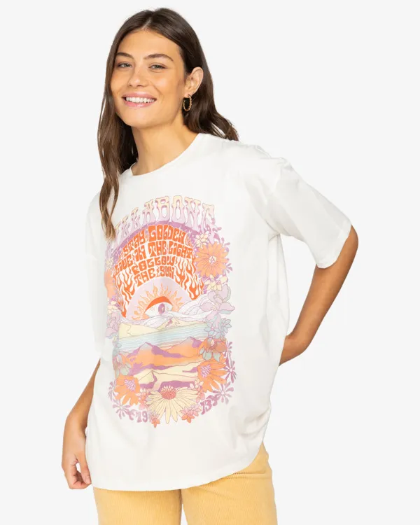 Billabong T-Shirt Damen Salt Crystal GR. L